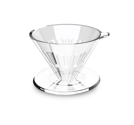 PCTG Crystal Eye dripper 00 size 1 cup