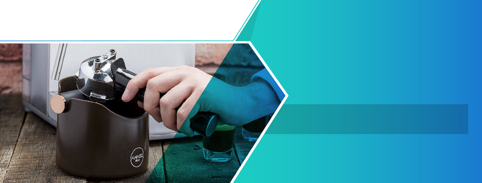 In-counter commercial knock chute for cafes