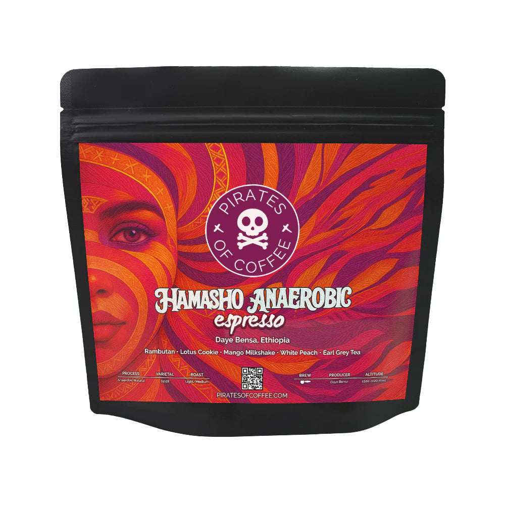 DAYE BENSA HAMASHO ANAEROBIC ESPRESSO: ETHIOPIA ANAEROBIC NATURAL | pirates of coffee