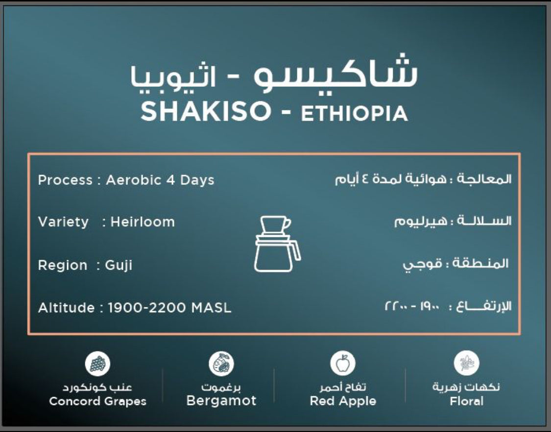 شاكيسو - إثيوبيا | قهوة الجنوب