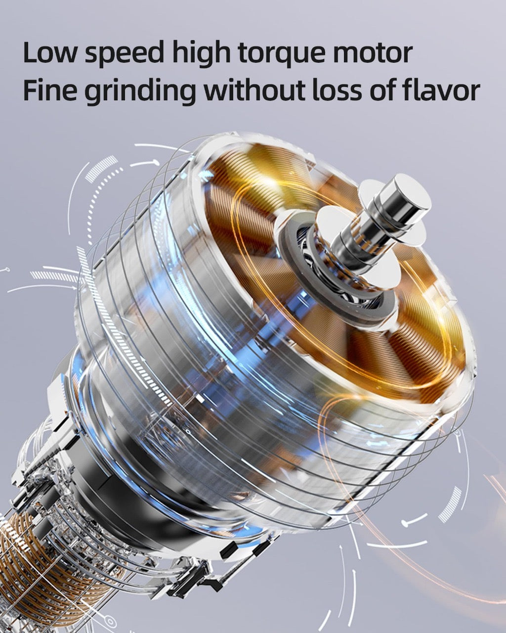 STARSEEKER EDGE Plus Electric Coffee Grinder,63MM Burr Coffee Grinder Hand Brew Coffee Bean Grinder Stepless Fineness Adjustment Removable Magnetic Suction Port