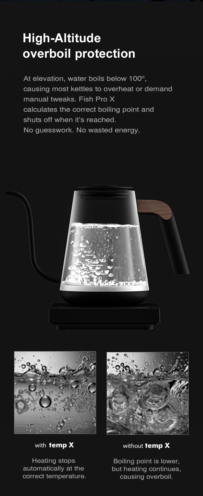 Timemore Fish Pro X Electric Pour Over Kettle | 900ml