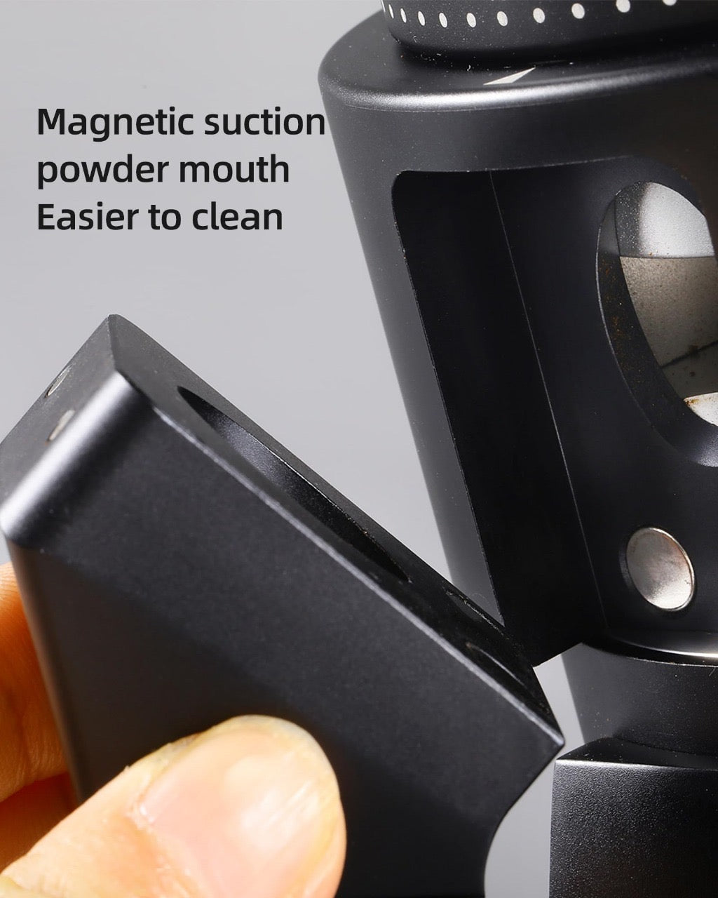 STARSEEKER EDGE Plus Electric Coffee Grinder,63MM Burr Coffee Grinder Hand Brew Coffee Bean Grinder Stepless Fineness Adjustment Removable Magnetic Suction Port