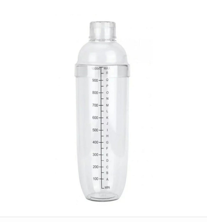 Plastic cocktail shaker 1000ml