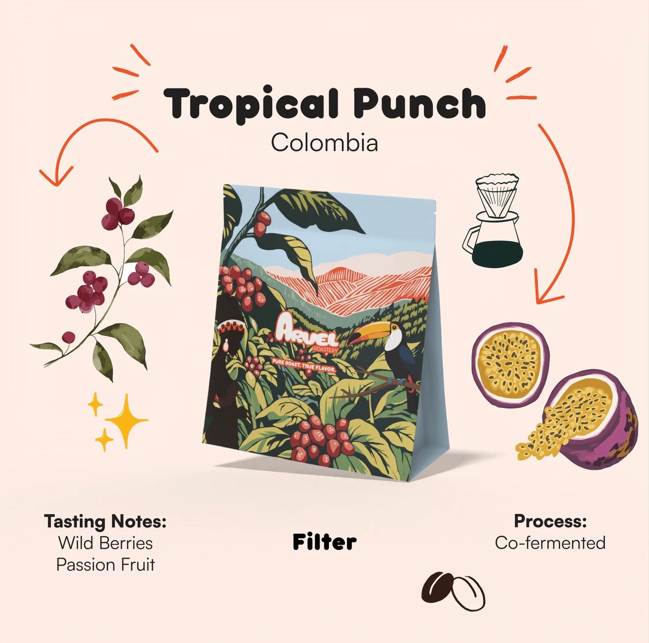Tropical Punch – Colombia | ARVEL ROASTERY