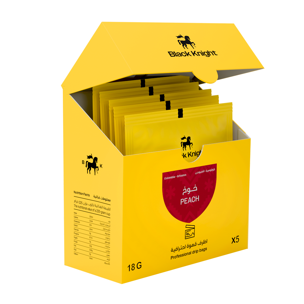 PROFESSIONAL DRIP BAGS-Peach- BLACK KNIGHT ROASTERY