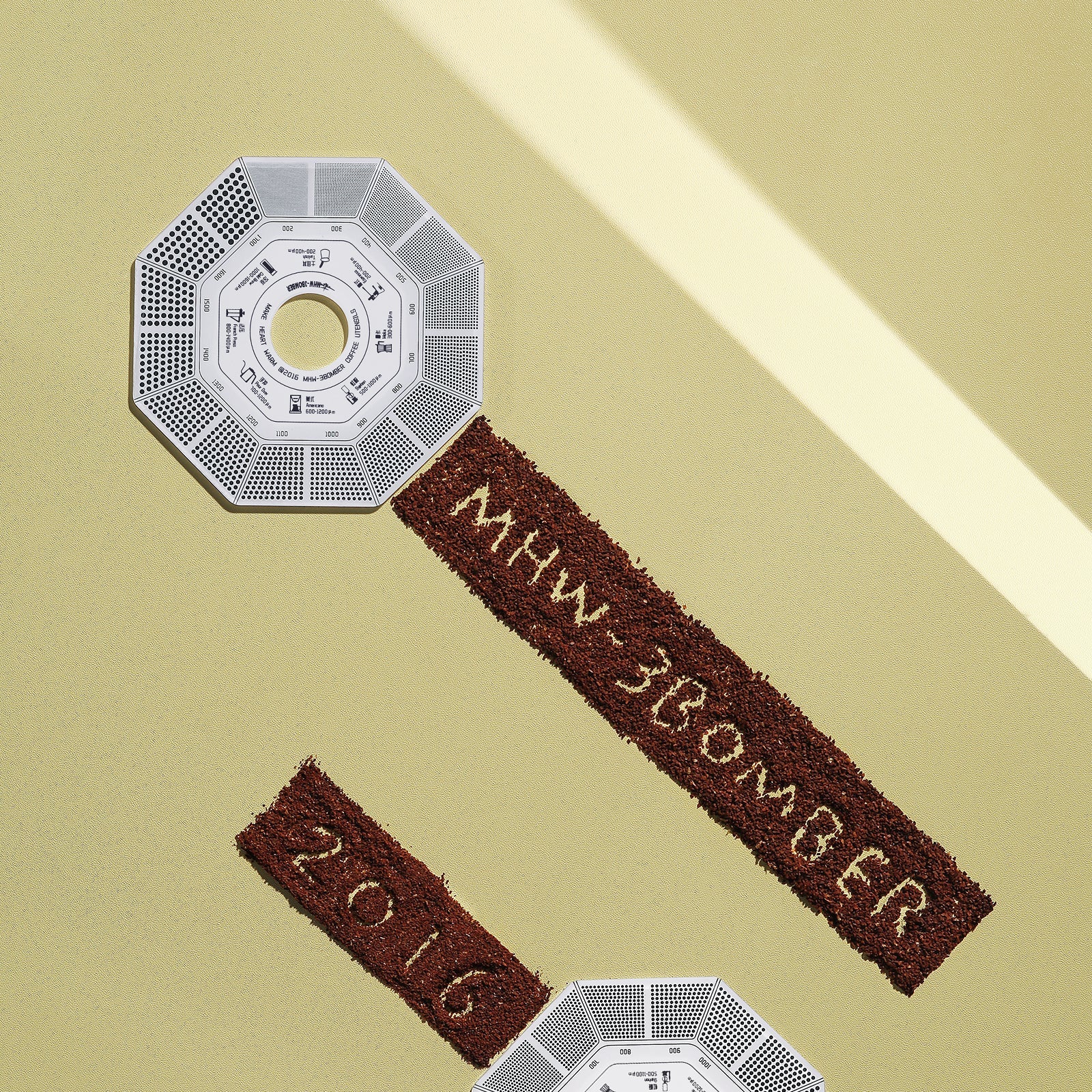 MHW-3BOMBER COFFEE GROUND MEASURING CARD