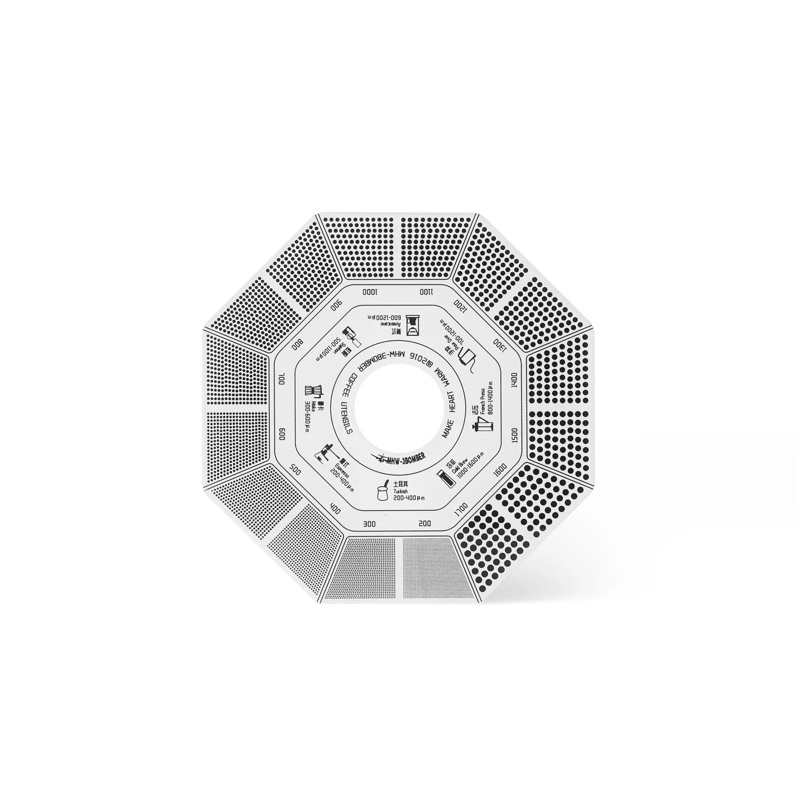 MHW-3BOMBER COFFEE GROUND MEASURING CARD