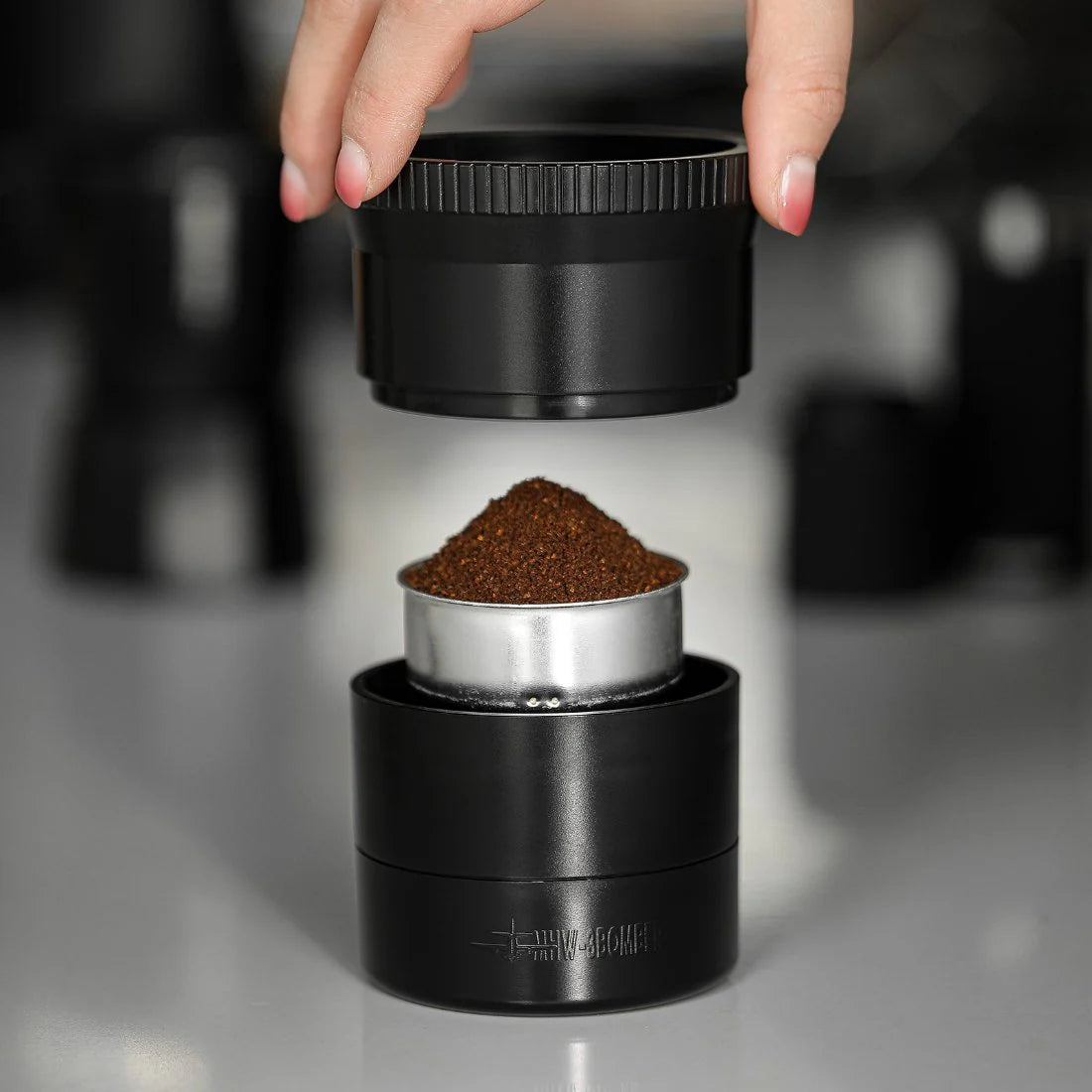 MHW-3BOMBER MOKA POT CYCLONE COFFEE DISTRIBUTOR