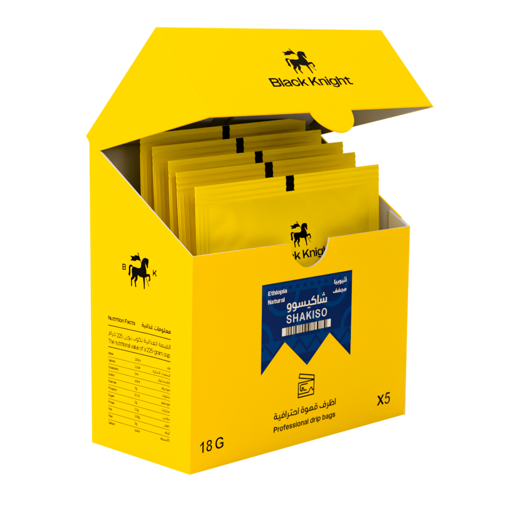 أكياس تقطير احترافية - شاكيسو - محمصة بلاك نايت