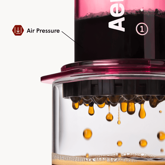 AeroPress Coffee Maker - Pink