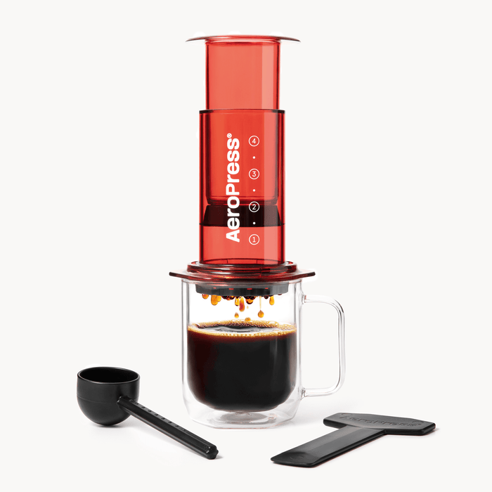 AeroPress Coffee Maker - Red