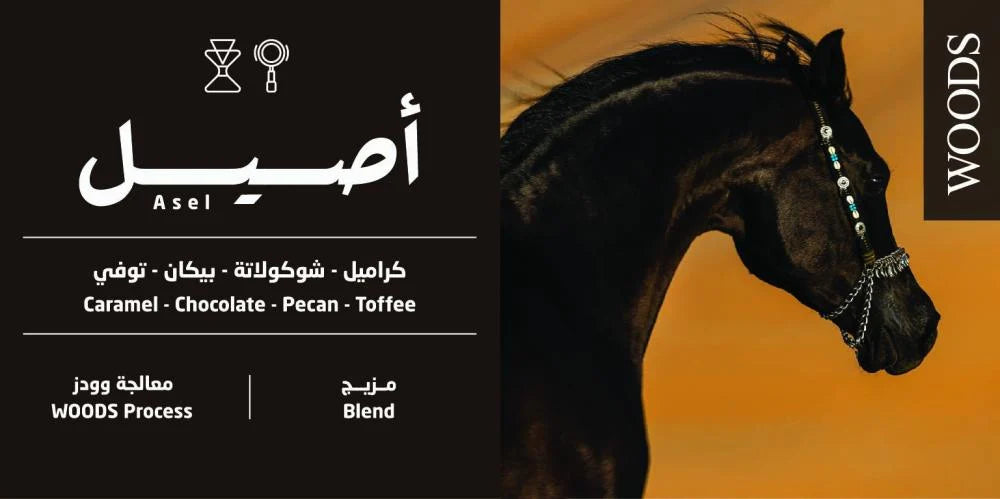 قهوة أسيل بلند 250 غرام | محمصة وودز
