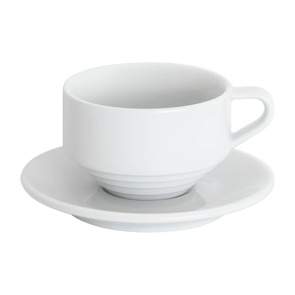 LOVERAMICS -Deco |220ml Cappuccino Cup and 14cm Cappuccino Saucer