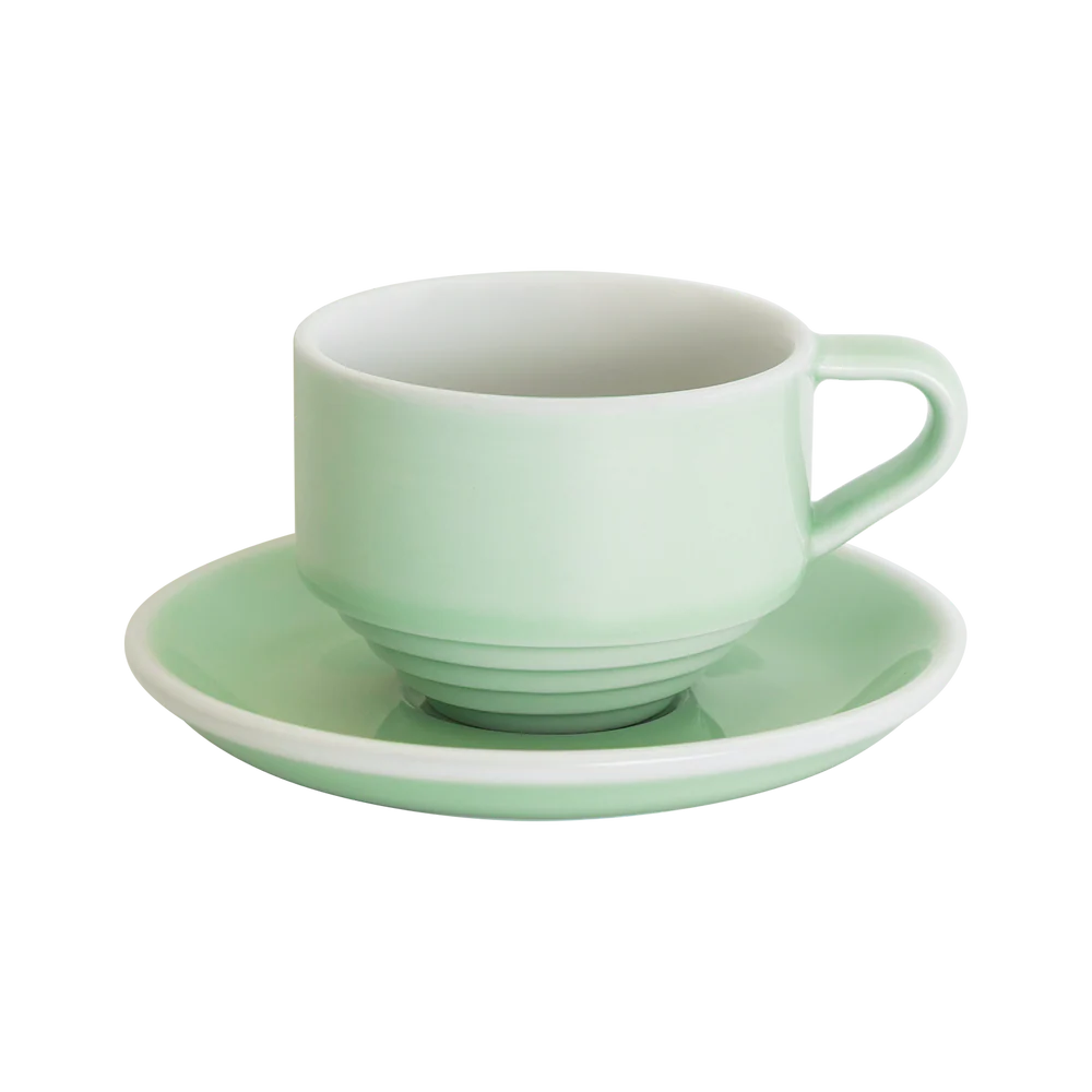 LOVERAMICS -Deco |165ml Flat White Cup and 13cm Shared Saucer