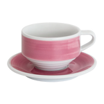 LOVERAMICS -Deco |220ml Cappuccino Cup and 14cm Cappuccino Saucer