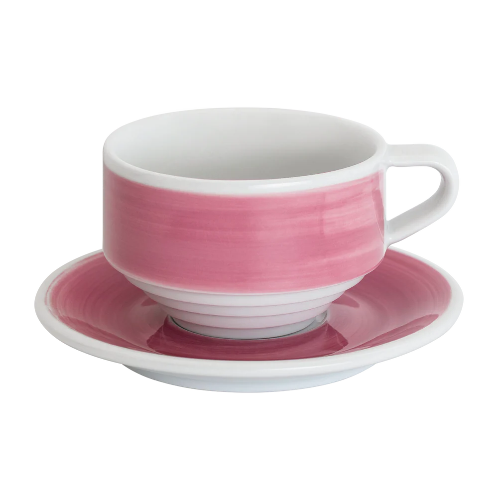 LOVERAMICS -Deco |220ml Cappuccino Cup and 14cm Cappuccino Saucer