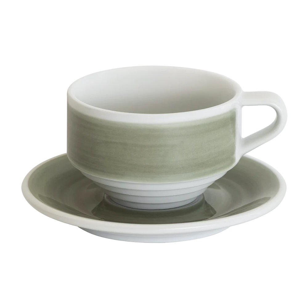 LOVERAMICS -Deco |220ml Cappuccino Cup and 14cm Cappuccino Saucer