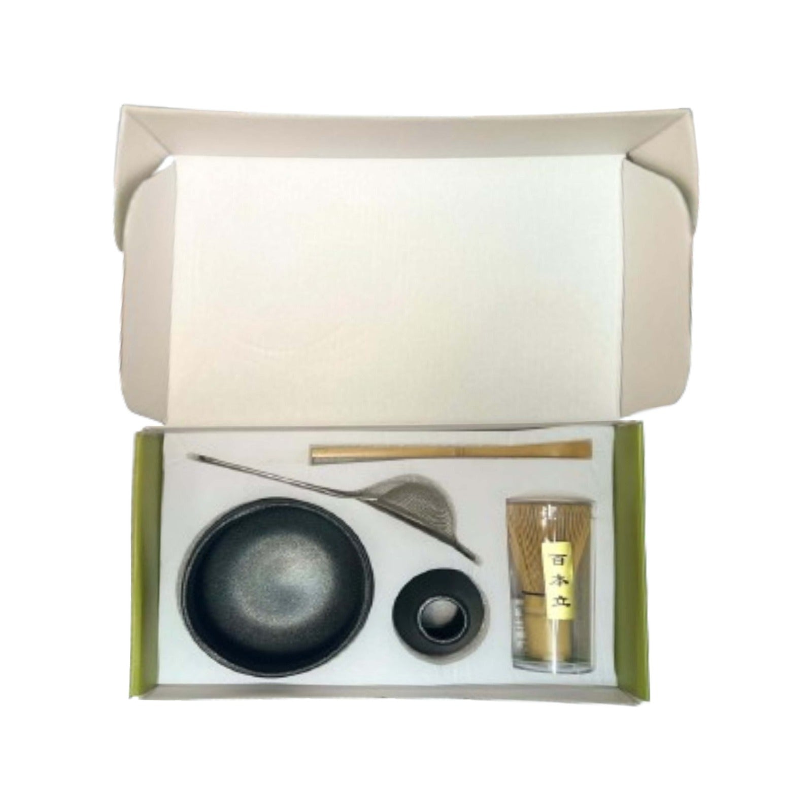 مجموعة أوعية الماتشا (أسود)