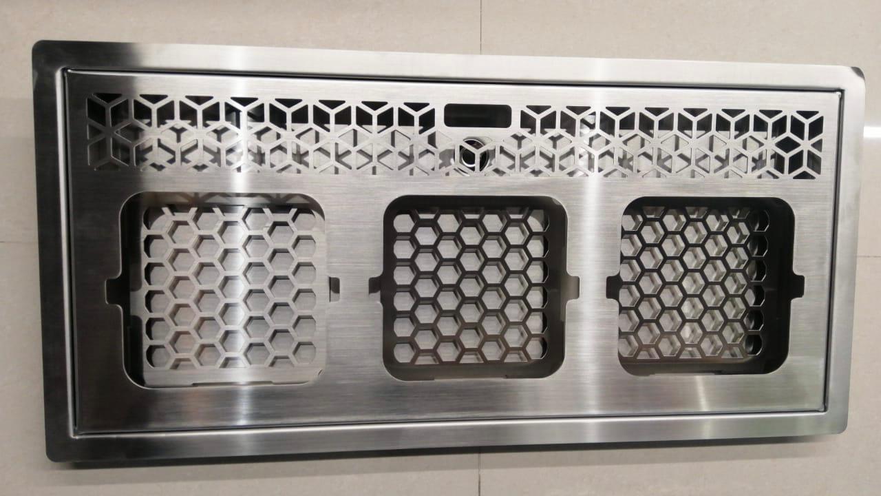 صينية التنقيط 3 محطات مع تصريف (بدون شطف)