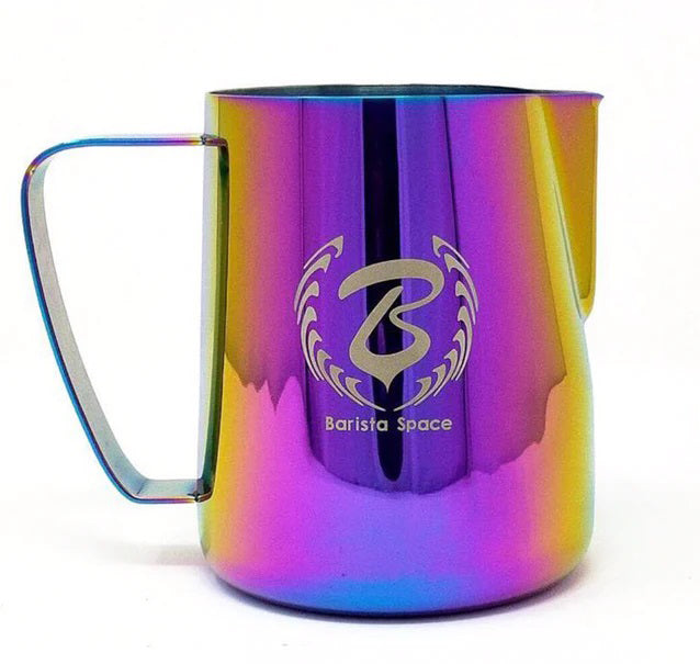 BaristaSpace milk pitcher jug rainbow