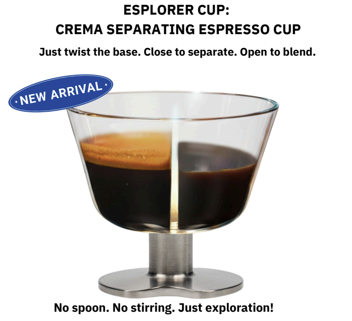 Esplorer Cup: The Espresso Learning Cup (Crema Separating)