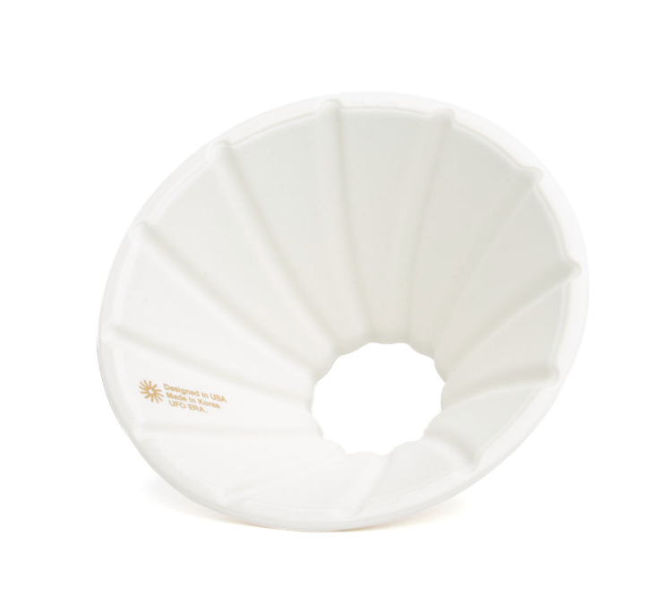UFO Ceramic White Dripper