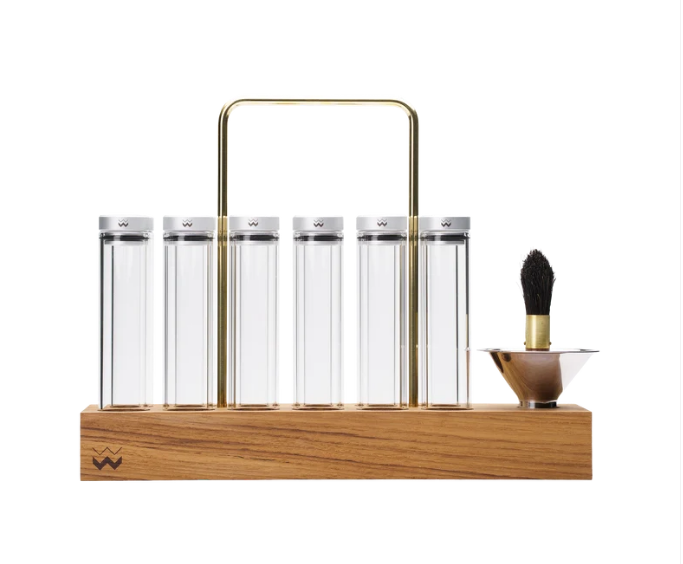 Weber Workshops BEAN CELLAR Glass - Teak & Brass