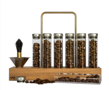 Weber Workshops BEAN CELLAR Glass - Teak & Brass