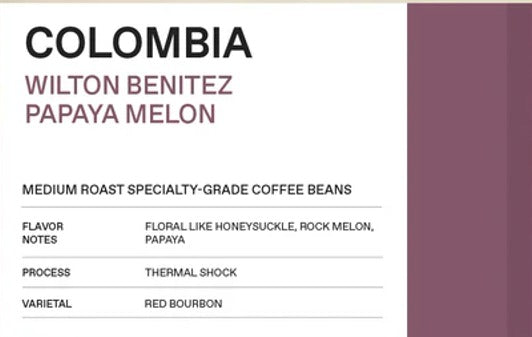 (8 xPods) - xbloom -Black smith Roastry-Colombia Wilton Benitez Papaya Melon