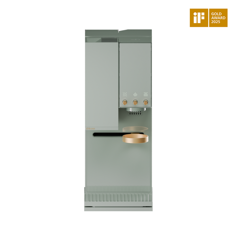 ماكينة قهوة إكس بلوم ستوديو باللون الأخضر المريمية