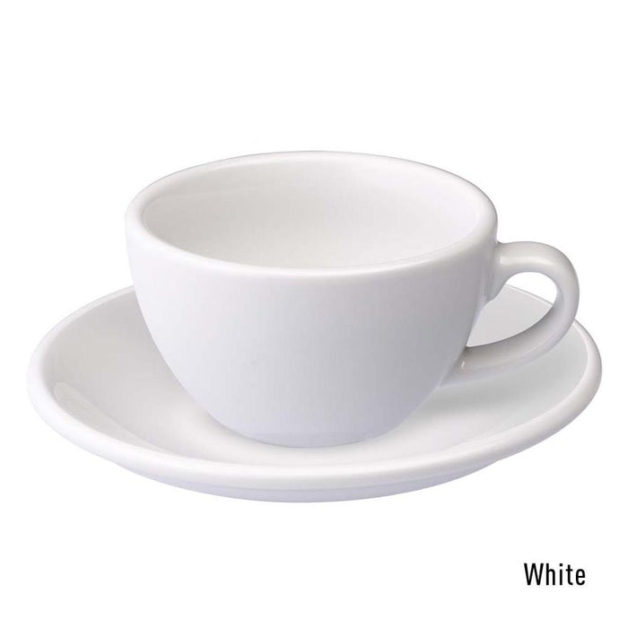 EGG SET OF  150ML FLAT WHITE CUP & SAUCER