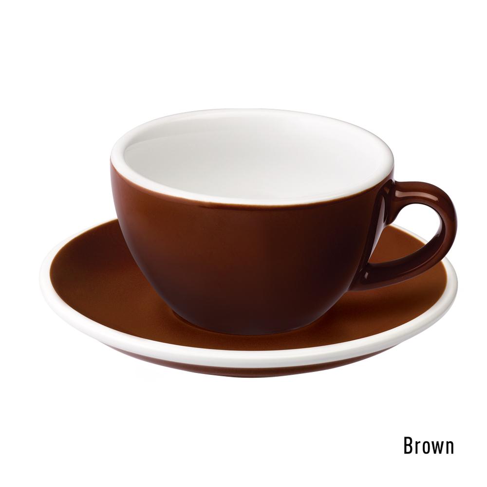 EGG SET OF  200ML CAPPUCCINO CUP & SAUCER
