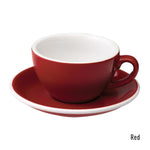 EGG SET OF  200ML CAPPUCCINO CUP & SAUCER