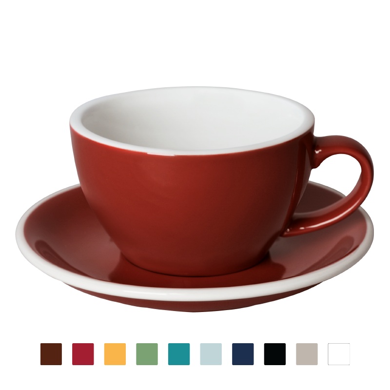 EGG SET OF 250ML CAPPUCCINO CUP & SAUCER