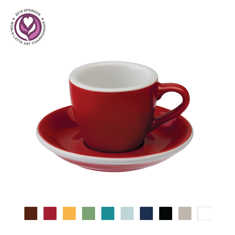 EGG SET OF  80ML ESPRESSO CUP & SAUCER