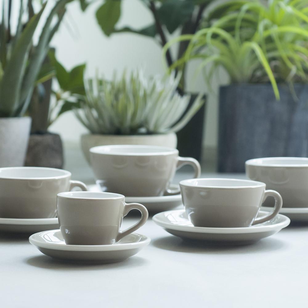 EGG SET OF 250ML CAPPUCCINO CUP & SAUCER