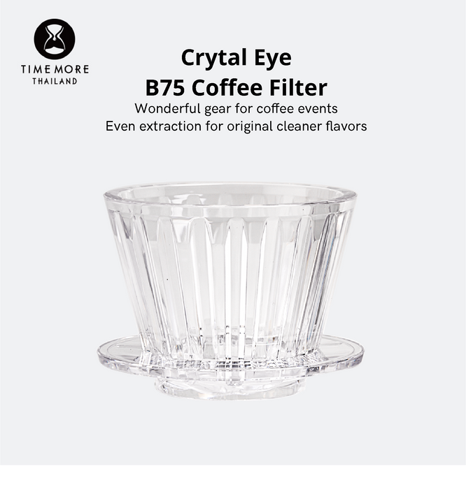 TIMEMORE Crystal Eye B75 Dripper Transparent 1-2 cups