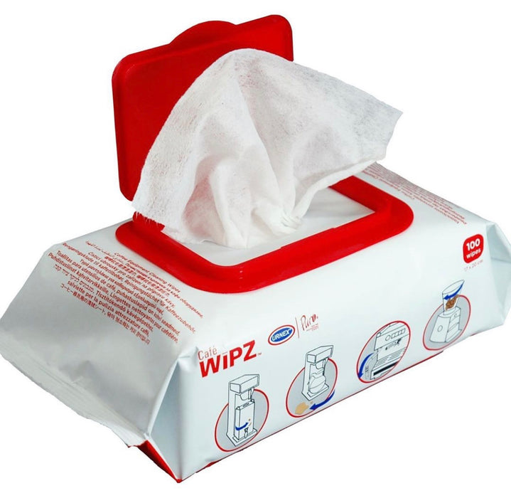 Urnex CAFE WIPZ COFFEE EQUIPMENT CLEANING WIPES