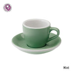 EGG SET OF  80ML ESPRESSO CUP & SAUCER