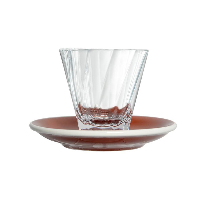URBAN GLASS 180ML TWISTED CAPPUCCINO GLASS (CLEAR)