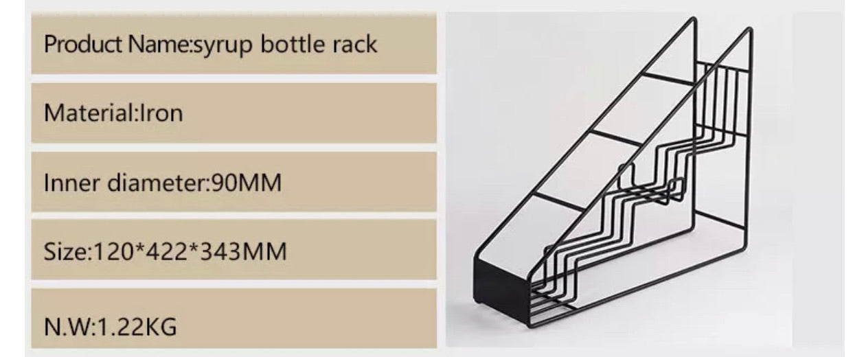 حامل عرض زجاجات الشراب