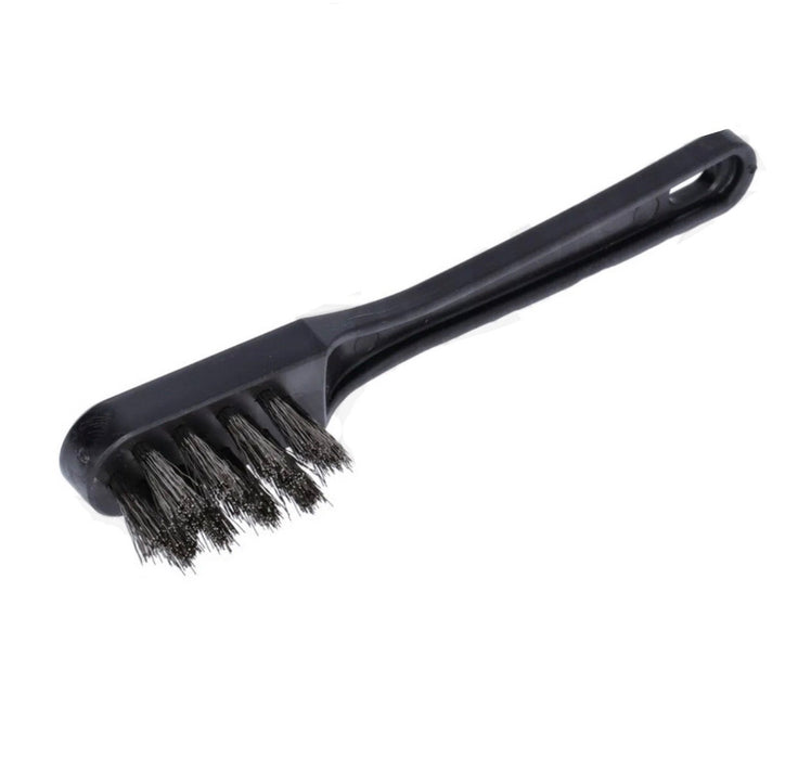 BRUSH FOR CLEANING PORTAFILTER GASKET AND SHOWER 145X20MM - SETOLE INOX 30MM