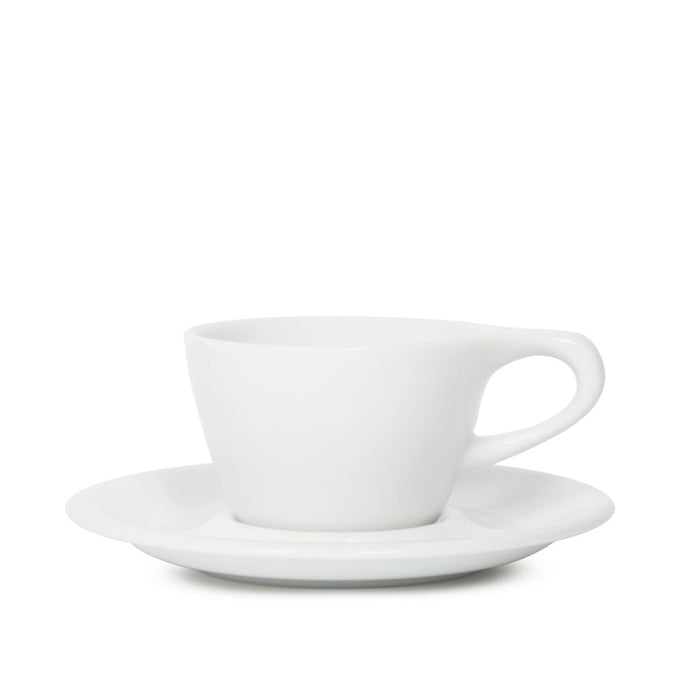 LINO 150 ml Cappuccino cup and saucer White