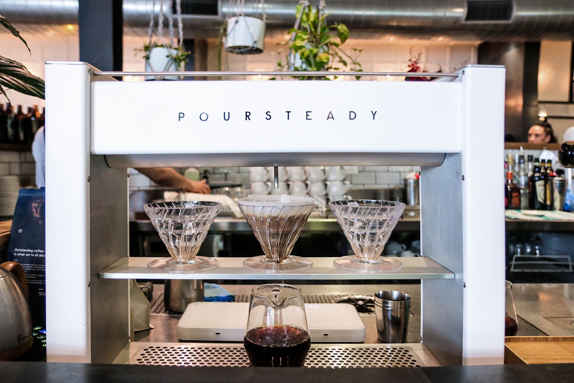 Poursteady PS1 - 3 أكواب مع Marco UC4 - ماكينة قهوة مفلترة