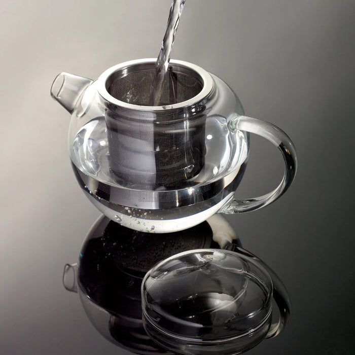 LOVERAMICS PRO TEA 400ML GLASS TEAPOT WITH INFUSER (CLEAR)